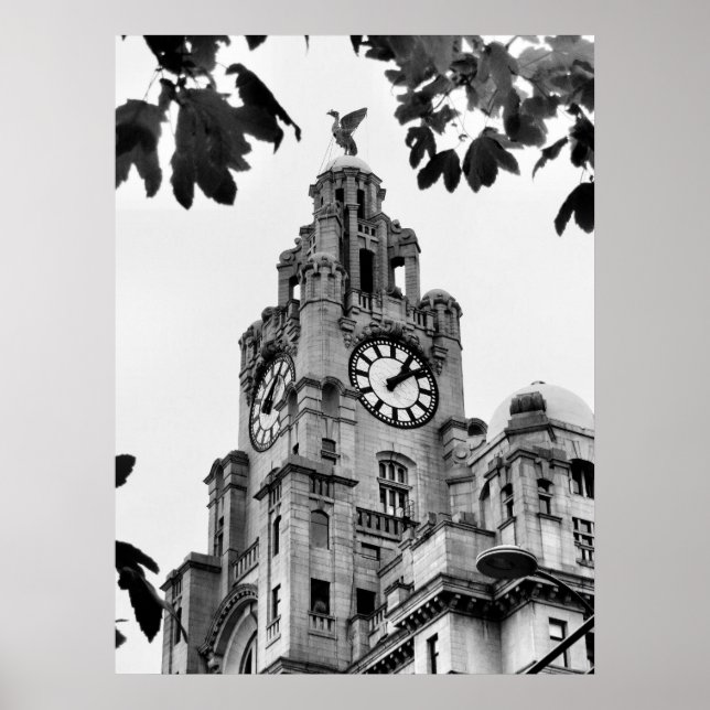 Royal Liver Gebäude Liverpool Poster (Vorne)