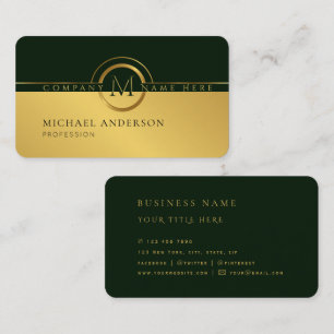 Royal Luxury Golden Round Abstrakt Beruflich Bu Visitenkarte
