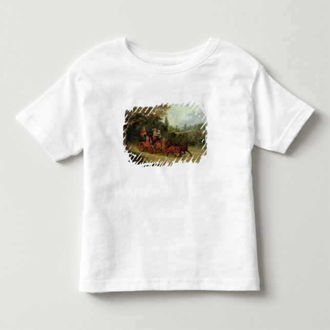 Royal Mail trainieren mit Passagieren (Öl auf Kleinkind T-shirt (Vorderseite)