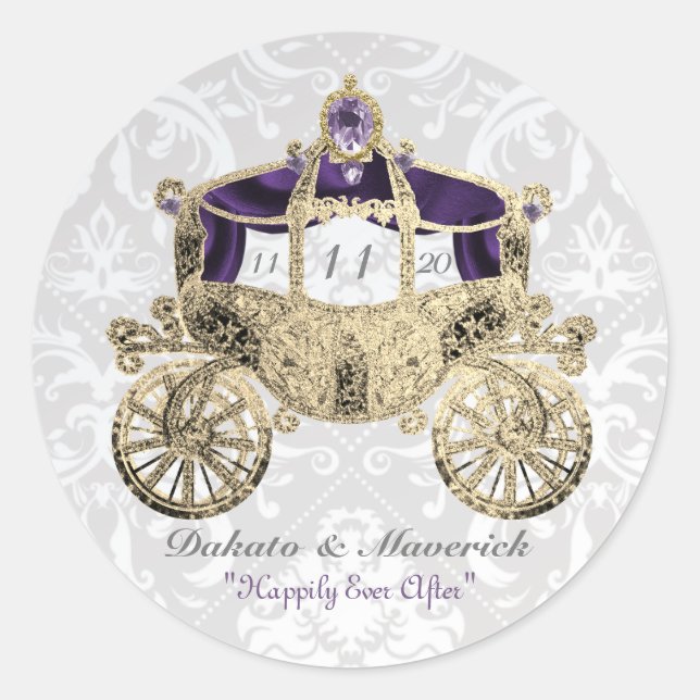 Royal Mairytale Coach Stickers (Vorderseite)