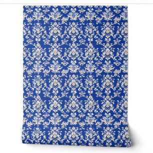 Royal Majesty Petite - Cobalt Blue, Gold, White Tapete