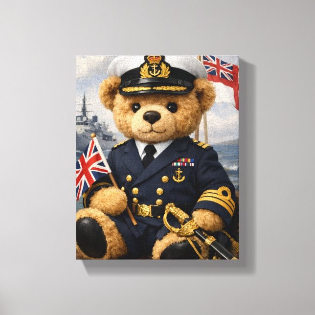 Royal Navy Richard Leinwanddruck (Vorderseite)