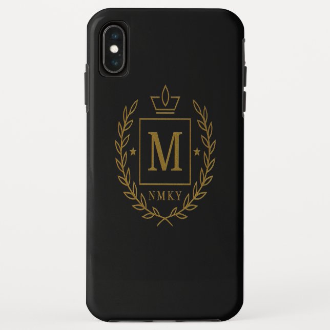 "Royal NMKY Emblem – Monogram M Crest Design" Case-Mate iPhone Hülle (Rückseite)
