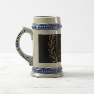 "Royal NMKY-Emblem – Monogramm M-Wappen-Design" Bierglas