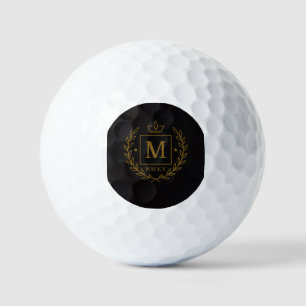 "Royal NMKY-Emblem – Monogramm M-Wappen-Design" Golfball