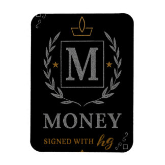 "Royal NMKY-Emblem – Monogramm-M-Wappen-Design" Magnet
