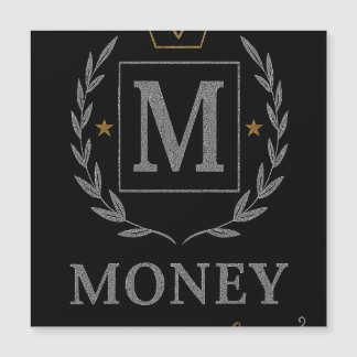"Royal NMKY-Emblem – Monogramm M-Wappen-Design" Magnetkarte