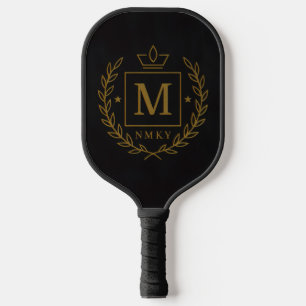 "Royal NMKY-Emblem – Monogramm-M-Wappen-Design" Pickleball Schläger