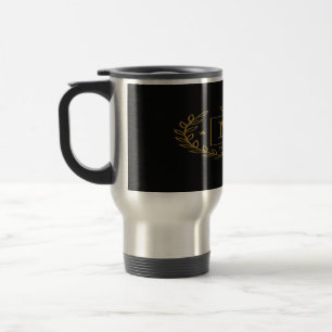 "Royal NMKY-Emblem – Monogramm-M-Wappen-Design" Reisebecher
