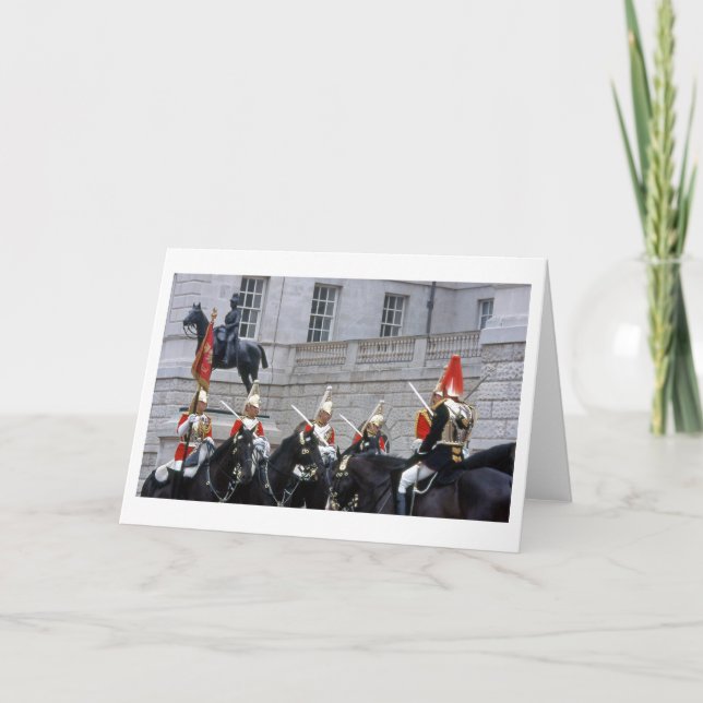 Royal Palace Guard Faltenblank Grußkarte Karte (Vorderseite)