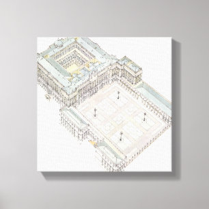 Royal Palace. Madrid Spanien Leinwanddruck