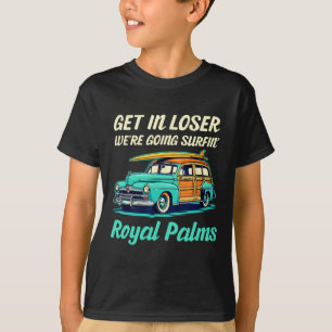 Royal Palms Beach Kalifornien Surfen Frauen Männer T-Shirt