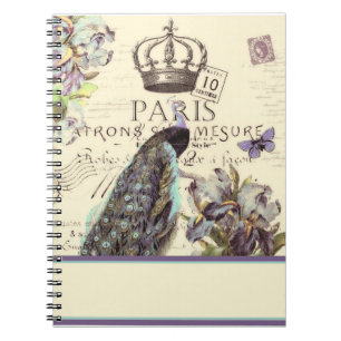 Royal Paris Pfau Notizblock