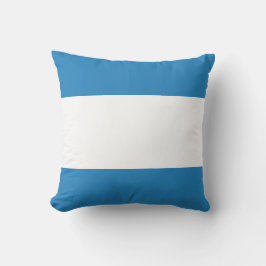 Royal Pastel Blue & White Bar Design Kissen
