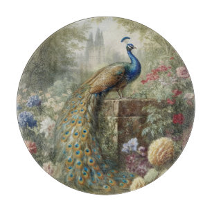 Royal Peacock Estate Küchen-Erbe-Kunst Schneidebrett