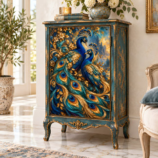 Royal Peacock Garten Paar Seidenpapier
