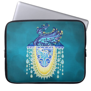 Royal Peacock Radiance Laptopschutzhülle