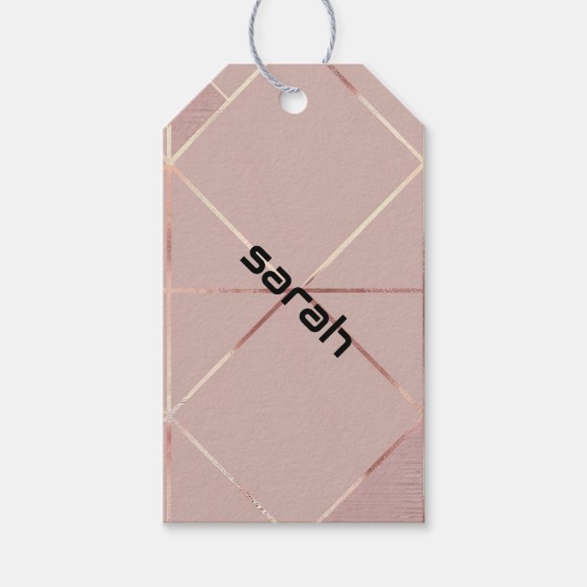 Royal Pink Gift Card Geschenkanhänger (Vorderseite)