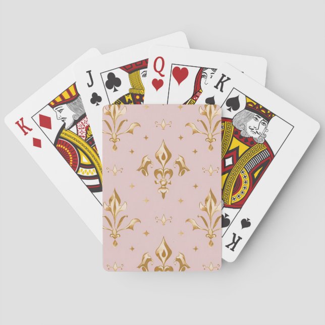 Royal Pink Playing Cards Spielkarten (Rückseite)