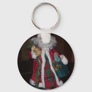 Royal Plaid Hohoho Weihnachtsmann Frohe Weihnachte Schlüsselanhänger