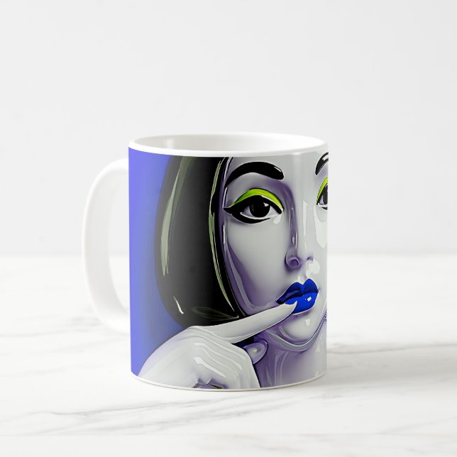 Royal Pop Muse Kaffeetasse (Vorderseite Links)