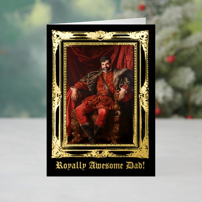 Royal Portrait Custom Personalisiert Foto Verziert (Feiertag In Situ)