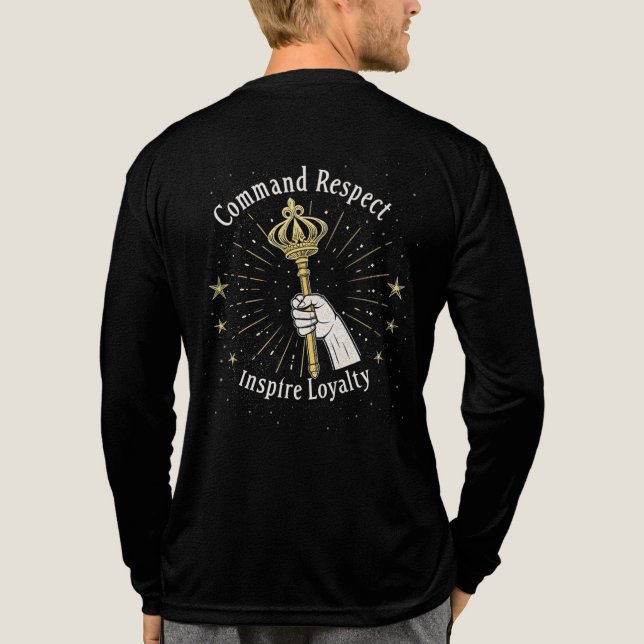"Royal Power & Loyalty Tri-Blend Shirt (Rückseite)