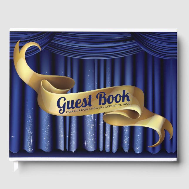 Royal Prince Baby Shower Gästebuch (Vorderseite)