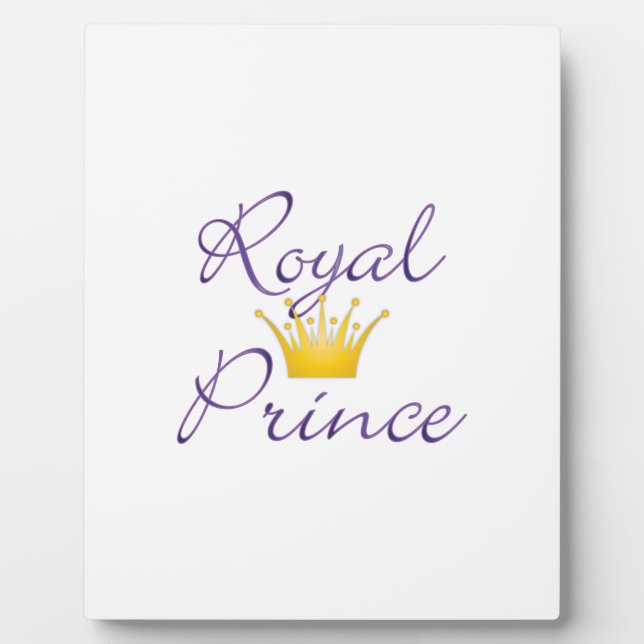 Royal Prince Fotoplatte (Vorderseite)