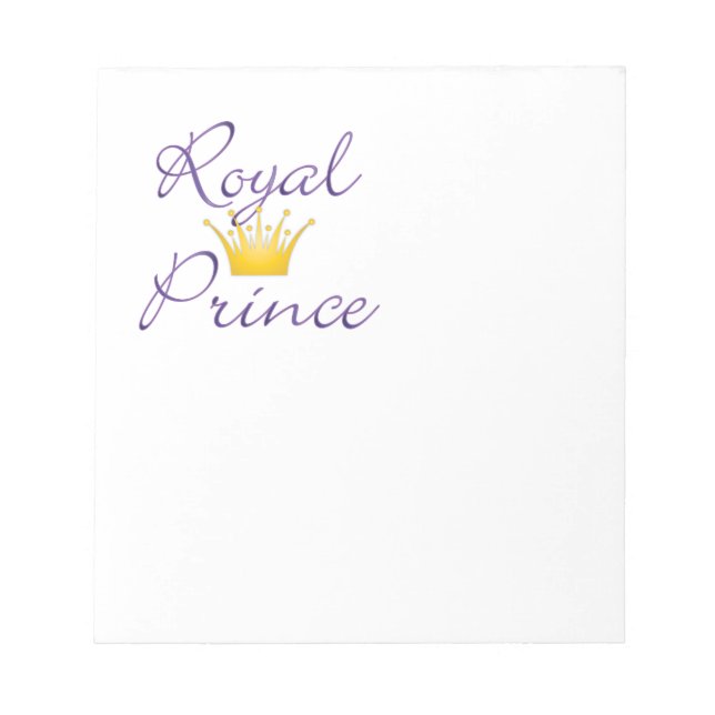 Royal Prince Notizblock (Vorderseite)