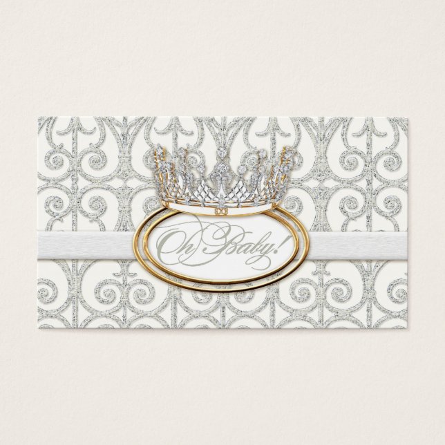 Royal Prince Princess Baby shower de la Couronne F (Devant)