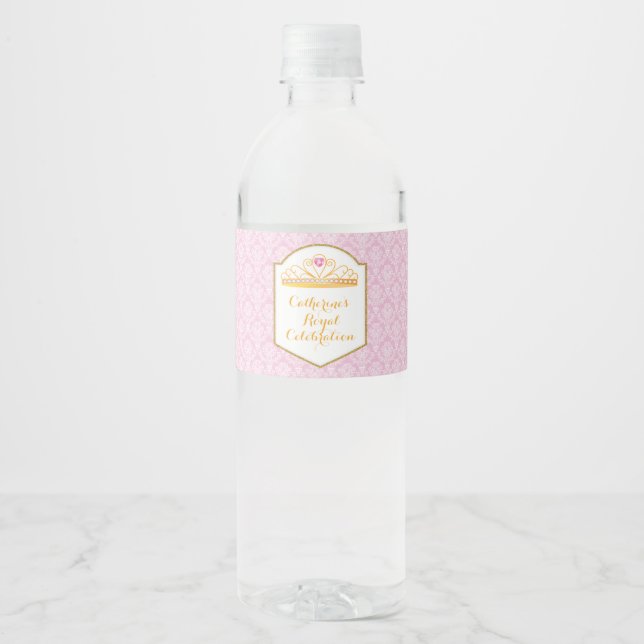 Royal Princess Celebration Water Bottle Étiquette (Devant)