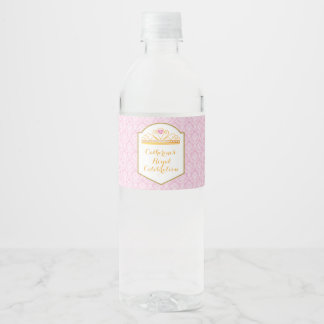 Royal Princess Celebration Water Bottle Label