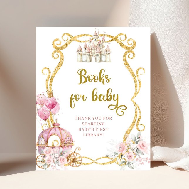 Royal Princess Pink Carriage Books for Baby Poster (Von Creator hochgeladen)