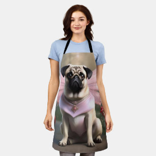 Royal Pug: Die Prinzessin-Feenkönigin der verzaube Schürze