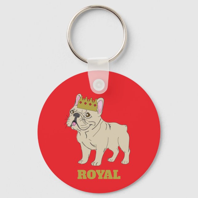 Royal Pup Schlüsselanhänger (Vorderseite)