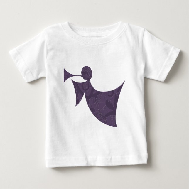 Royal Purple Angel - T-shirt manches longues Toddl (Devant)