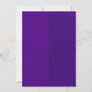 Royal Purple Glitter Flach Save The Date Karte