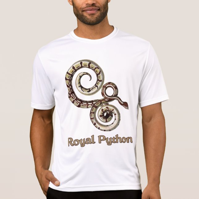 Royal Python Snake T-Shirt (Vorderseite)