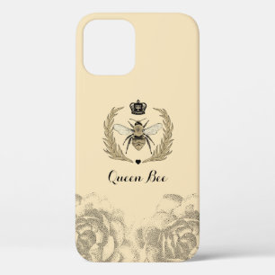 Royal Queen Bee Laurel Wreath Vintage Blumencreme Case-Mate iPhone Hülle