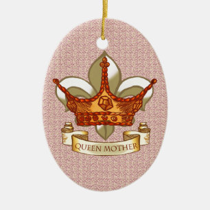Royal Queen Mother Keramik Ornament