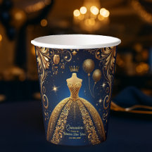 Royal Quinceañera Gold und das Theme der Marine