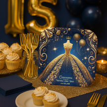 Royal Quinceañera Gold und das Theme der Marine