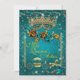 Royal Quinceañera und Sweet 16 Party Einladungen