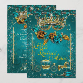 Royal Quinceañera und Sweet 16 Party Einladungen