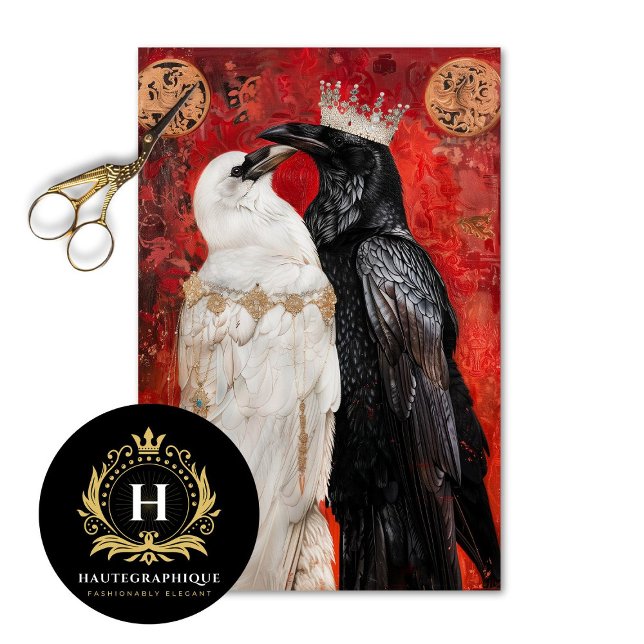 Royal Raven Romance Decoupage Seidenpapier (Von Creator hochgeladen)