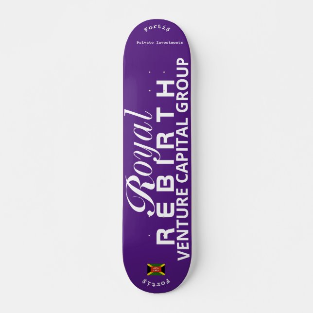 ROYAL REBIRTH VCG Skateboard, 7¾ Zoll Deck Skateboard (Vorne)