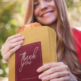 Royal Red and Blue Wedding Theme Geschenktütchen