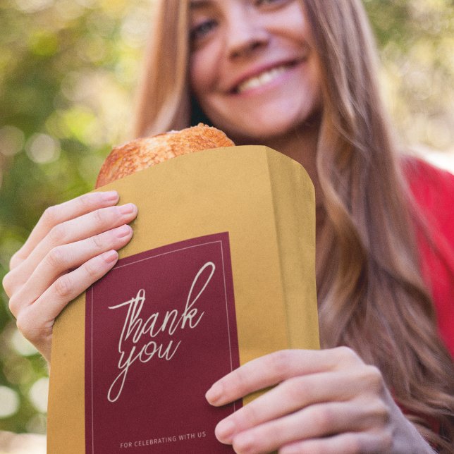 Royal Red and Blue Wedding Theme Geschenktütchen (Thank your guest with a royal theme favor bag)