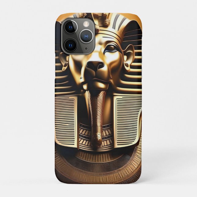 **"Royal Roar: The Golden Pharaoh Lion"*** Case-Mate iPhone Hülle (Rückseite)